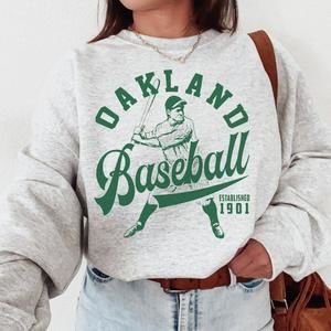 Oakland Est 1901 Sweatshirt, Oakland Game Day, Retro Baseball Sweater